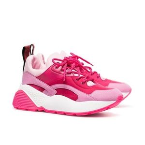 Stella Mccartney Pink Eclypse 45 Low Top Sneakers